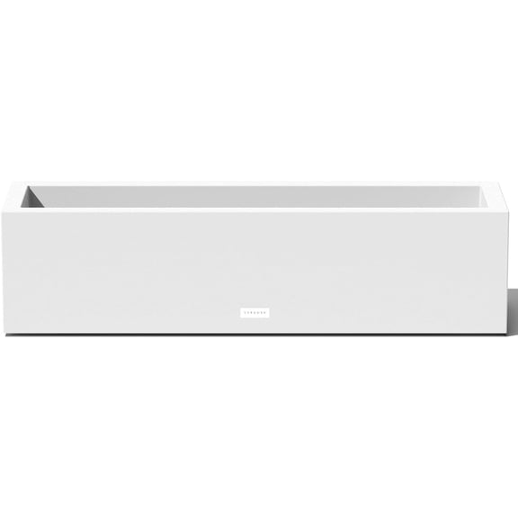 CHTER Block Series Window Box Planter - Rectangular Flower Pot for Indoor or Outdoor Window Sill/Balcony | All-Weather Use with Drainage Holes | Modern Dcor for Succulents, Herbs, Small Plants