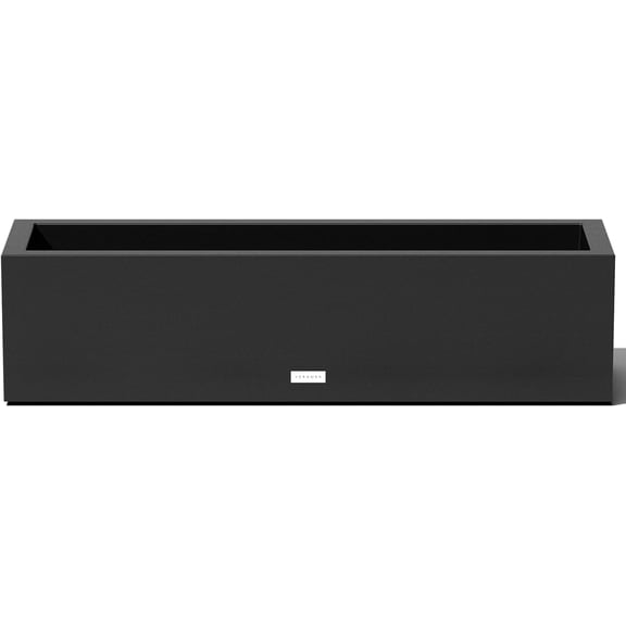 CHTER Block Series Window Box Planter - Rectangular Flower Pot for Indoor or Outdoor Window Sill/Balcony | All-Weather Use with Drainage Holes | Modern Dcor for Succulents, Herbs, Small Plants