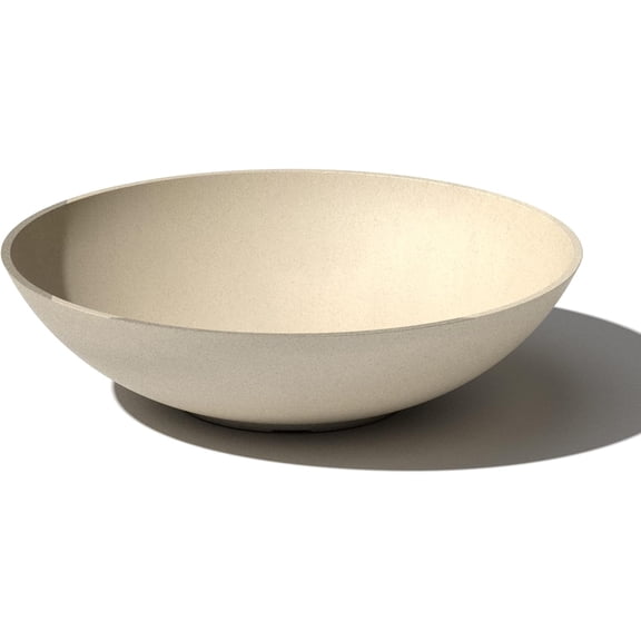 CHTER Mason Series Lane Bowl Planter| for Indoor or Outdoor Tabletops/Gardens |Made from Plastic-Stone Composite with Drainage Holes|Modern Dcor for Flowers, Succulents, Small Plants