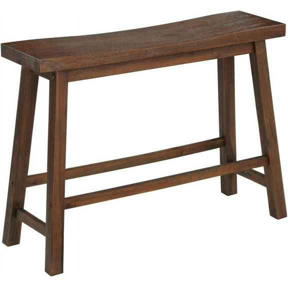 CHTER Sonoma Bench, 9"D x 33"W x 24"H, Chestnut