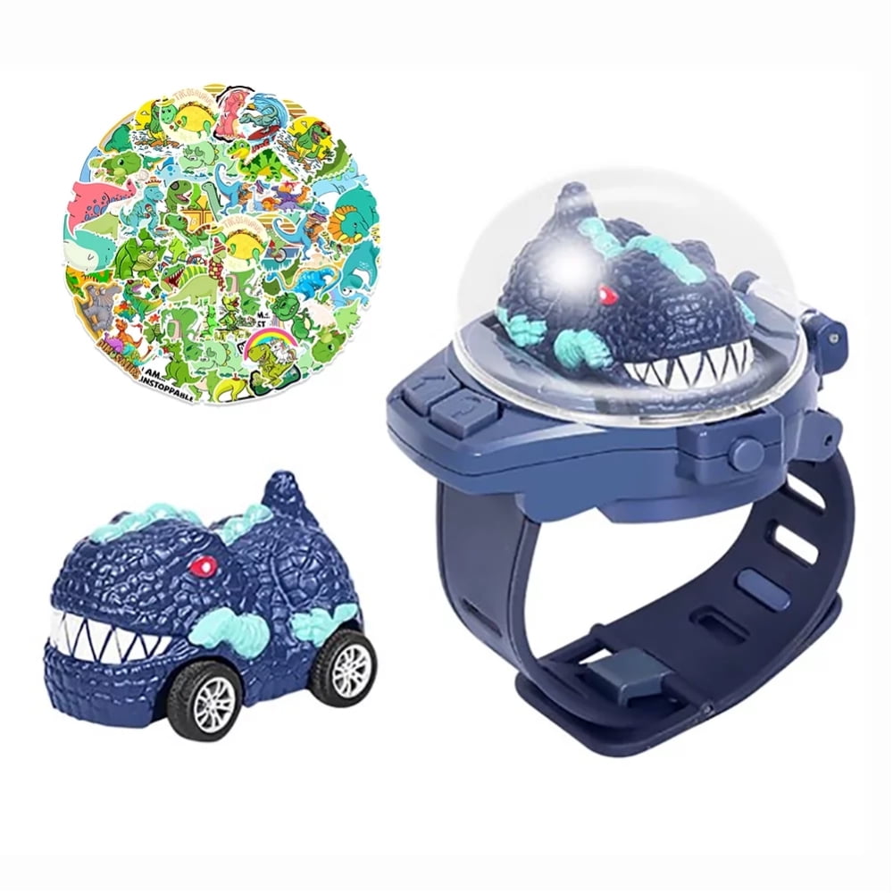 CHUANK Blue Mini Remote Control Car 2022 New Dinosaur Mini Remote