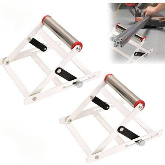 CHUAYA Adjustable Cutting Machine Support Frame, Table Saw Stand Height Adjustable, Metal Cutting Machine Work Support Stand, Foldable Cutting Machine Support Frame