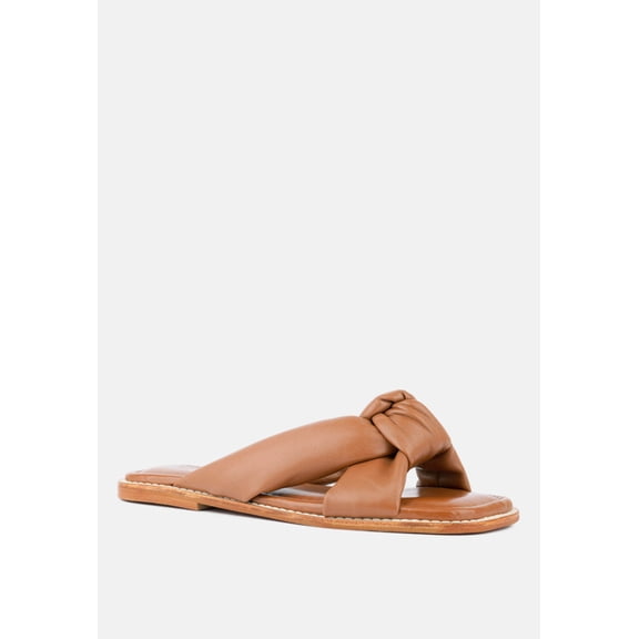 CHUBS Puffy Strap Sliders Flat