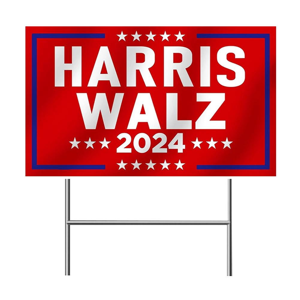 CHULIMAMAO Harris Walz 2024 Yard Sign,Kamala Harris Tim Waltz 2024 Lawn