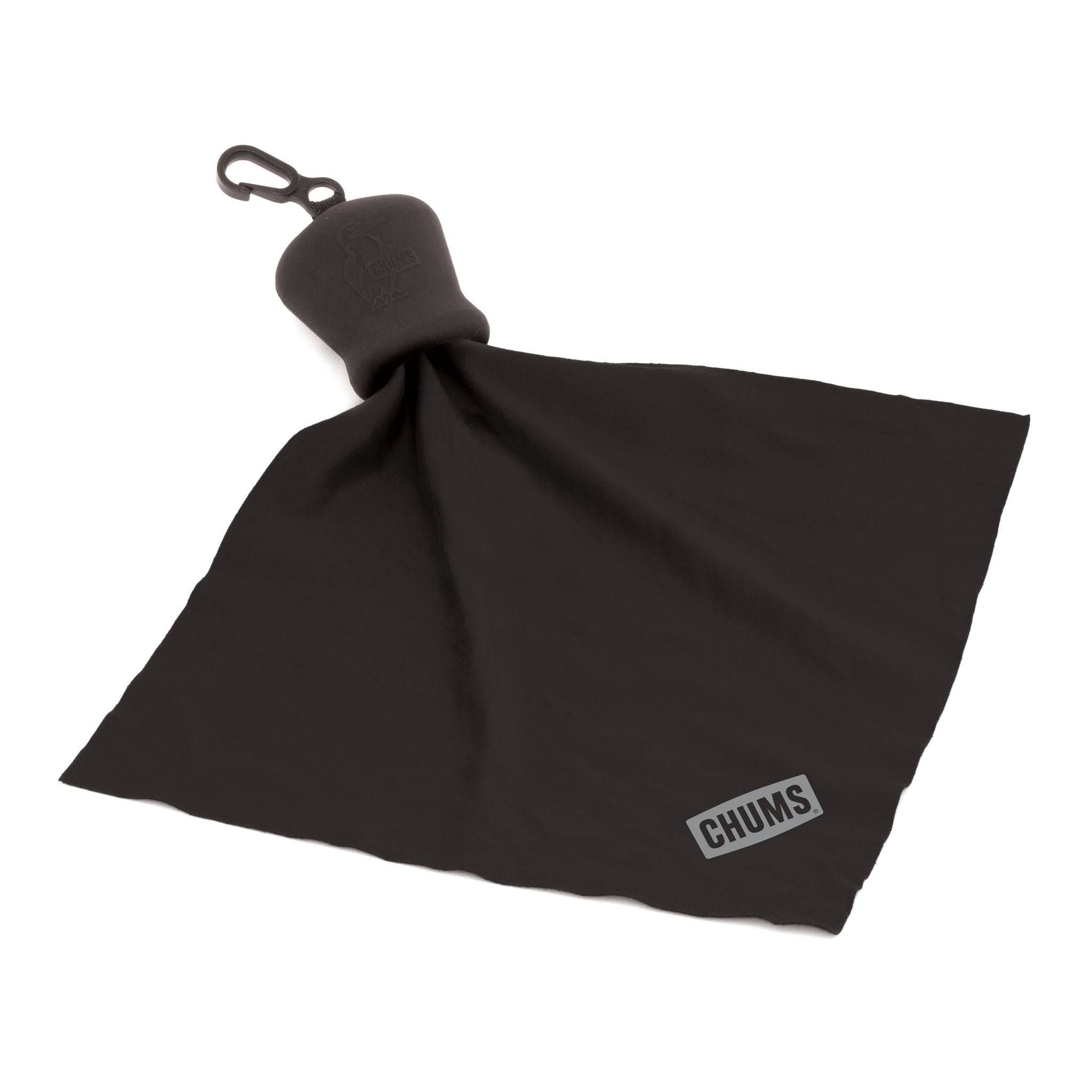 CHUMS Pouch Microfiber Lens Cloth, Black/Blue