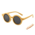 thumbnail image 1 of CHUMUD 0-3 Years Baby Silicone Sunglasses | Polarized Infant Sun Glasses UV400 | Soft Flexible Toddler Eyewear | Cute Fashion Shades for Little Boys Girls, 1 of 3