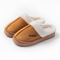thumbnail image 1 of CHUMUD Adult Fuzzy Memory Foam Slippers Bedroom Shoes with Warm Plush Lining, Extra Soft & Comfortable Winter House Shoes, Indoor Outdoor, 1 of 6