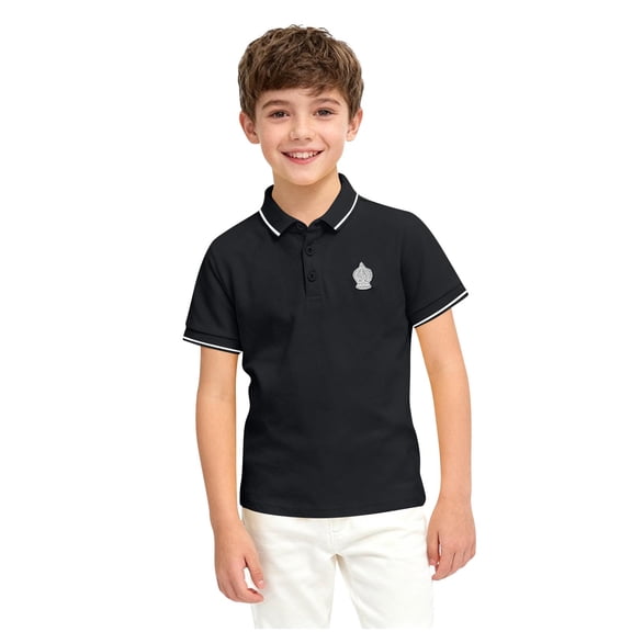 CHUMUD Boys Girls Summer School Uniform Toddlers T Shirts Kids String Pique Polo Shirts Collared Casual Top Short Sleeve Teens Tees 3-16 Years