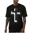 thumbnail image 1 of CHUMUD Christian Shirts for Men Jesus Faith T-Shirt Cross Shirt Inspirational Religious Tee for Him, 1 of 6