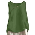 thumbnail image 1 of CHUMUD Cotton Loose Fit Tank Tops for Women Crew Neck Sleeveless Summer Flowy Tops Shirts, 1 of 6