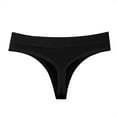 thumbnail image 1 of CHUMUD Cotton Plus Size Seamless Women Underwear Thongs No Show Ladies Thong Workout Breathable Comfortable Panties Bikini Underwears, 1 of 2