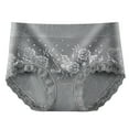 thumbnail image 1 of CHUMUD Cotton Underwear for Women High Waisted Full Coverage Briefs Solid Soft Strech Breathable Floral Panties, 1 of 3