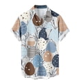 thumbnail image 1 of CHUMUD Easter Button Up Shirt for Men Funny Printed Short Sleeve Hawaiian Tropical Beach Shirts Summer Casual (Avail for Big and Tall), 1 of 5