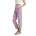thumbnail image 1 of CHUMUD High Waist Workout Yoga Pants for Women Petite Stretchy Office Work Slim Pants Summer Casual, 1 of 6
