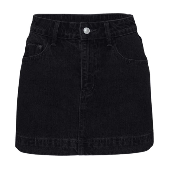 CHUMUD Jeans Skorts for Women Trendy High Waist Denim Mini Skirts with Shorts A-Line Skort