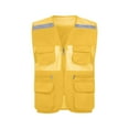 thumbnail image 1 of CHUMUD Men Women Safety Vests with Pockets Zipper High Visibility Vest Construction Work Reflective Waistcoat, 1 of 4