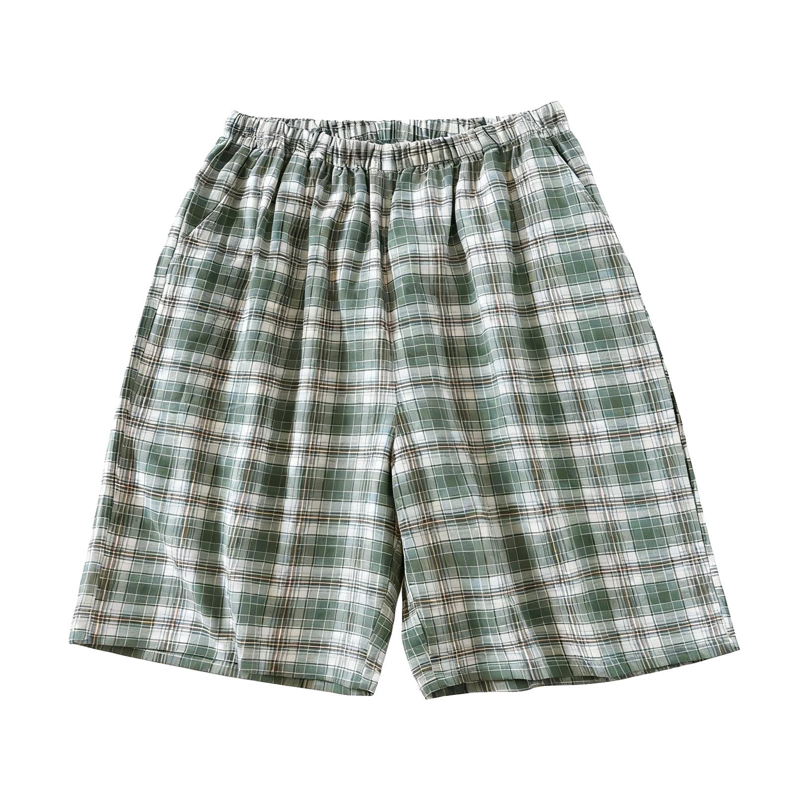 CHUMUD Men's Cotton Pajama bottoms Lounge Sleep Shorts Soft Comfortable ...