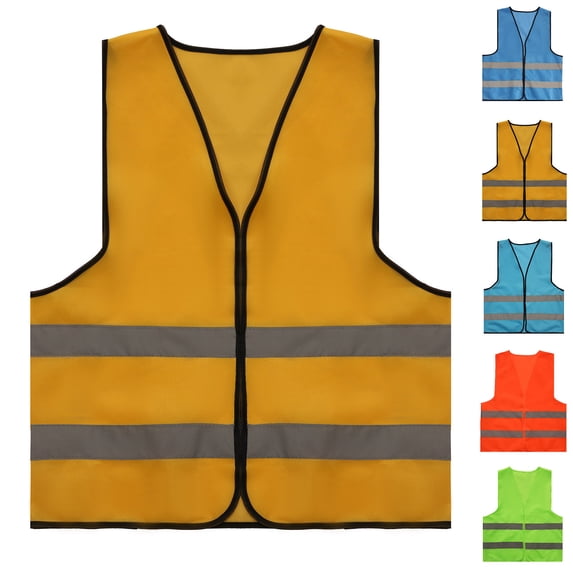 CHUMUD Men's High Visibility Safety Vest, Reflective Vest Mens, Construction Vest for Cycling & Running, One Size