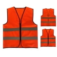 thumbnail image 1 of CHUMUD Men's High Visibility Safety Vest, Waistcoat Vest Grey Reflective Strips Traffic Clothes for Adult, One Size, 1 of 5