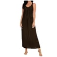thumbnail image 1 of CHUMUD Nightgowns for Women Sleeveless Lace Sleepdress Modal Soft Pajama Dress Summer Casual Pjs Lounge Maxi Dress, 1 of 6