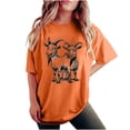 thumbnail image 1 of CHUMUD Oversize T Shirts for Women Short Sleeve Crew Neck Print Tees Summer Casual Loose Fit, 1 of 6
