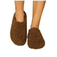 thumbnail image 1 of CHUMUD Plush Fuzzy Slipper for Women Slipper Socks Fuzzy House Shoes Slip On Soft-Lightweight Non Slip Indoor/Outdoor, 1 of 9