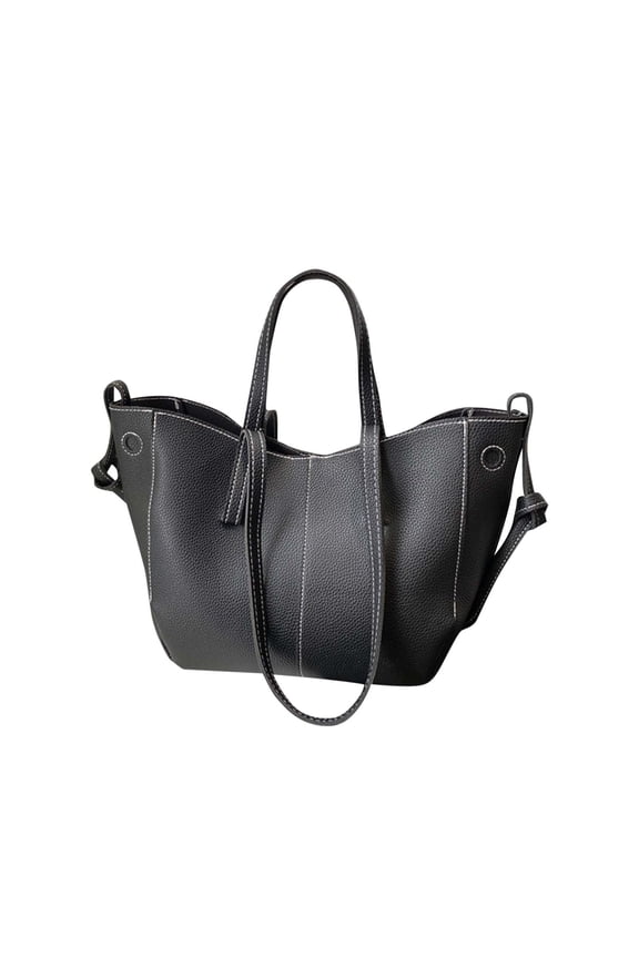 Trendy Satchel Bags for Women Luxury PU Leather Purses Work Tote Large Capacity Shoulderbag