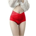 thumbnail image 1 of CHUMUD Underwear for Women High Waisted Full Coverage Briefs Soft Breathable Lace Tummy Control Panties, 1 of 4