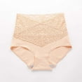 thumbnail image 1 of CHUMUD Underwear for Women High Waisted Full Coverage Briefs Soft Breathable Lace Tummy Control Panties, 1 of 3