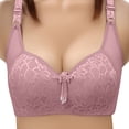 thumbnail image 1 of CHUMUD Women Bra, Lace Push-up Bra, Basic Comfort Lightly Padded Bra Lift Up Everyday Bra, 1 of 9