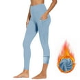 thumbnail image 1 of CHUMUD Women Fleece Lined Leggings High Waisted with Pockets Thermal Winter Yoga Pants for Workout Running, 1 of 9