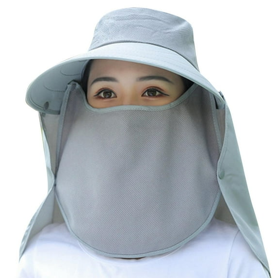 CHUMUD Women Sun Hats Face and Neck Protection Outdoor Hat UV Protection Trendy for Work and Sports