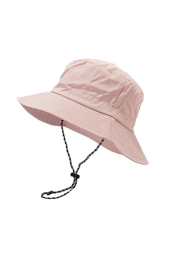 Women Waterproof Bucket Rain Hat with Chin Strap Quick Dry Packable Boonie Sun Hat Safari Hat UV Protection