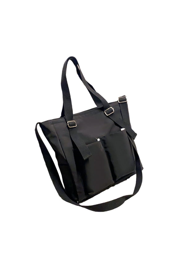 Women's Adjustable Crossbody Bag with Zipper - Tote Style Handheld for School, Files & Daily Essentials