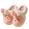thumbnail image 1 of CHUMUD Women's Bunny Slippers - Funny Animal Indoor Plush Slippers Indoor Shoes Fluffy Warm Slippers, Lovely Holiday Gift, 1 of 9