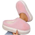 thumbnail image 1 of CHUMUD Women's Cloud-Comfort Platform Slippers - Ultra Plush & Grippy Sole, Cozy Fleece Lined Indoor Slides for Winter, 1 of 8