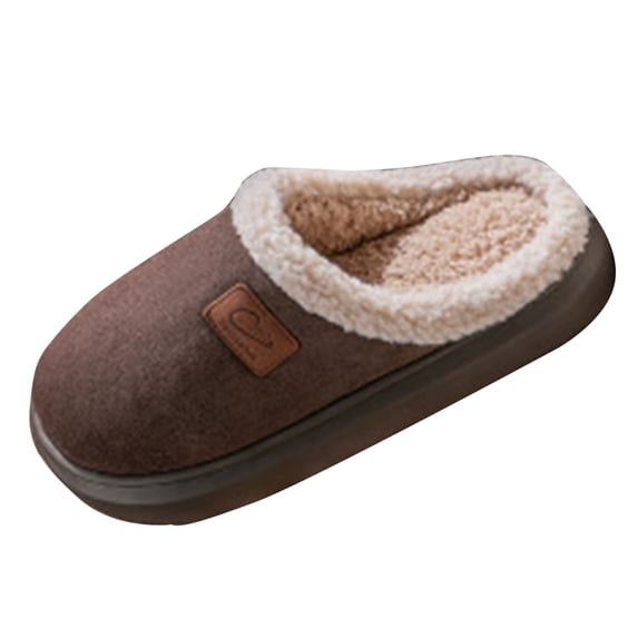CHUMUD Women's Cozy Memory Foam Scuff Slippers Casual Slip On Warm House Shoes Rubber Sole Indoor/Outdoor