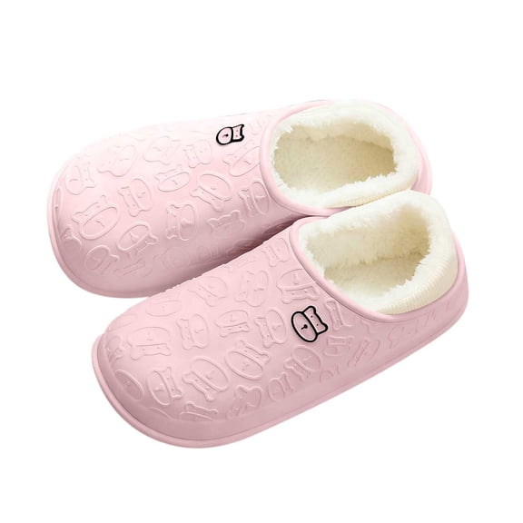 CHUMUD Women's Fully Enclosed Mules - Plush Lined Slip-On Booties with Flat Sole, Upgraded Protective Slipper Boots, Indoor Outdoor Winter Shoes