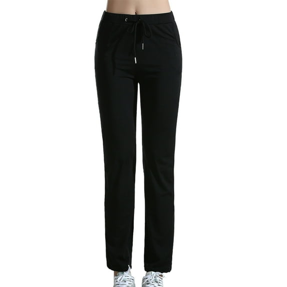 CHUMUD Women's Golf Pants Stretch Casual Ankle Pants High Waist Drawstring Sweatpants for Golf Work Lounge Travel