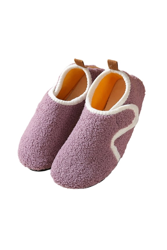 Women's House Slippers Rubber Sole Indoor Slipper Socks Lightweight Fleece Lined Slip-on Barefoot Slippers Holiday Gifts