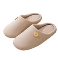 thumbnail image 1 of CHUMUD Women's Memory Foam Slippers Comfort Cotton-blend Closed Toe House Shoes Cozy Winter Slippers with Textured Knit Upper, 1 of 4