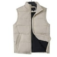 thumbnail image 1 of CHUMUD Women's Puffer Vest Casual Stand Collar Quilted Waistcoat Outdoor Padded Ski Vest Lightweight Jacket Warm Fishing Travel Hiking, 1 of 6