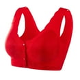 thumbnail image 1 of CHUMUD Women's Sexy Low Back Push-Up Bra Front Hook Lace Bra with Seamless Invisible Design, 1 of 5