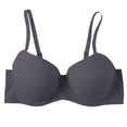 thumbnail image 1 of CHUMUD Women's Sexy Wirefree Low Back Bra 3-Hook Back Closure with Push-Up & Smooth Coverage, 1 of 6