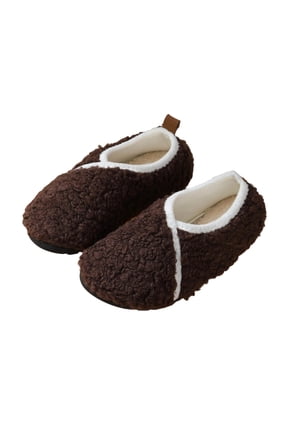 Women's Sock Bootie Slippers - Faux Shearling Upper with Grippy Sole & Heel Coverage, Cozy Indoor Slide Boots