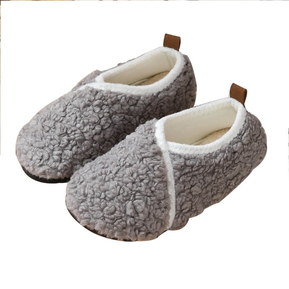 CHUMUD Women's Sock Bootie Slippers - Faux Shearling Upper with Grippy Sole & Heel Coverage, Cozy Indoor Slide Boots