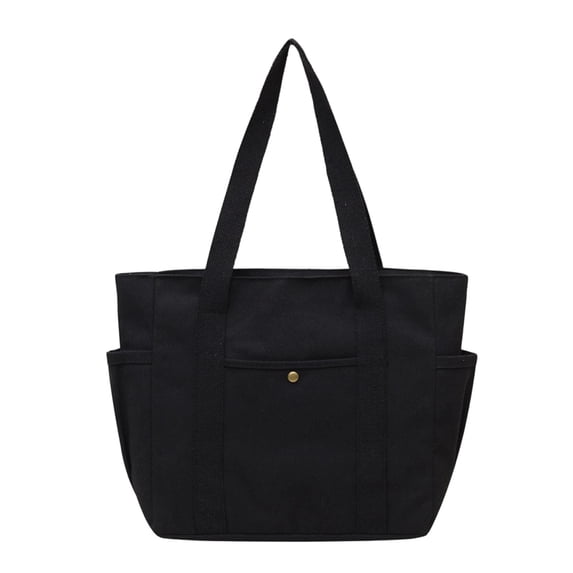 CHUMUD Women's Spring Summer Canvas Tote Bag - Large Unlined Lightweight Shoulder Bag for Commute, Travel & Casual