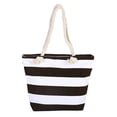 thumbnail image 1 of CHUMUD Women's Striped Canvas Beach Bag - Thick Rope Handles, Large Tote for Pool, Shopping & Vacation, 1 of 4