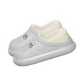 thumbnail image 1 of CHUMUD Women's Warm Fleece Lined Slippers, Waterproof Anti-Slip EVA Clogs with Low Heel Wrap, Cozy Indoor Outdoor Winter Slide Sandals, 1 of 5