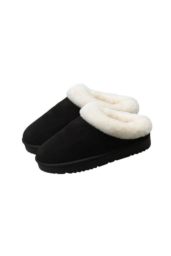 Women's Warm Winter Slippers with Arch Support Comfort House Slippers Plush Lining Bedroom Shoes for Indoor & Outdoor